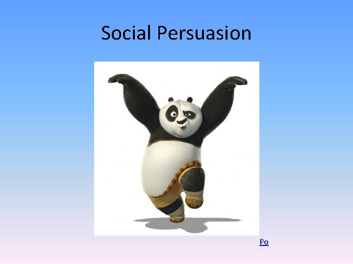 Social Persuasion Po 