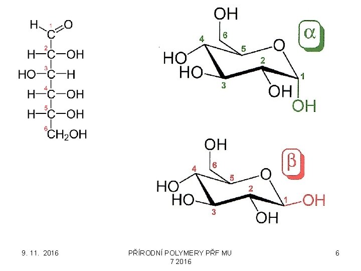 9. 11. 2016 PŘÍRODNÍ POLYMERY PŘF MU 7 2016 6 