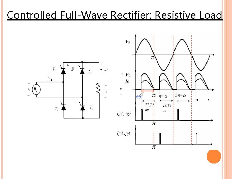 Controlled Full-Wave Rectifier: Resistive Load 