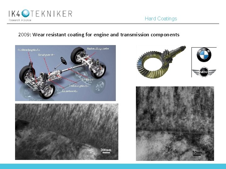 Hard Coatings 2009: Wear resistant coating for engine and transmission components 