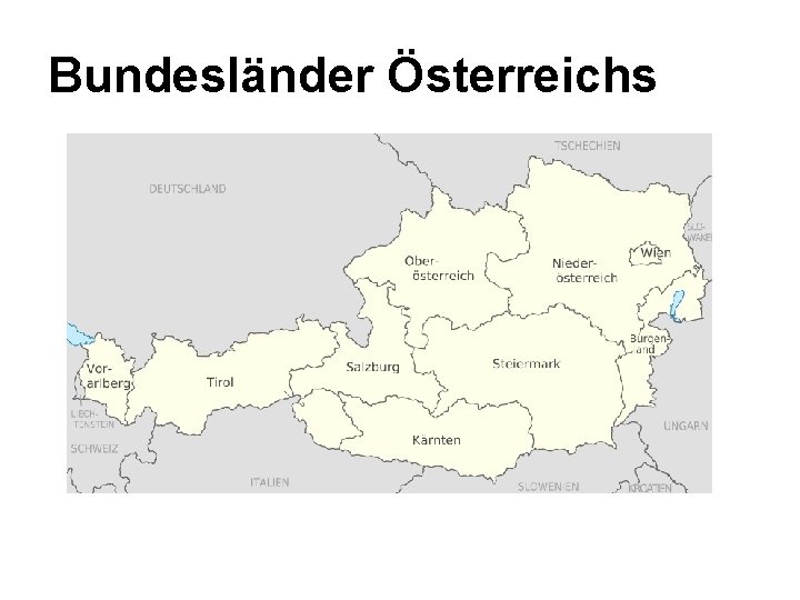 Bundesländer Österreichs 