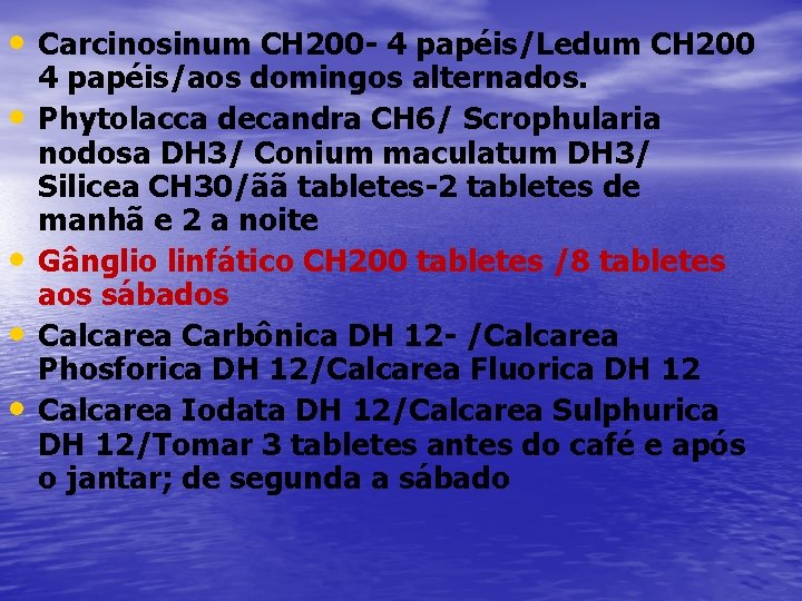  • Carcinosinum CH 200 - 4 papéis/Ledum CH 200 • • 4 papéis/aos