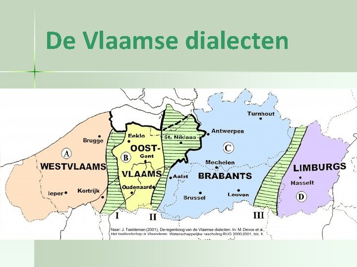 De Vlaamse dialecten 