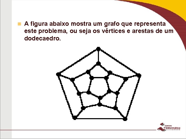 n A figura abaixo mostra um grafo que representa este problema, ou seja os n A figura abaixo mostra um grafo que representa este problema, ou seja os