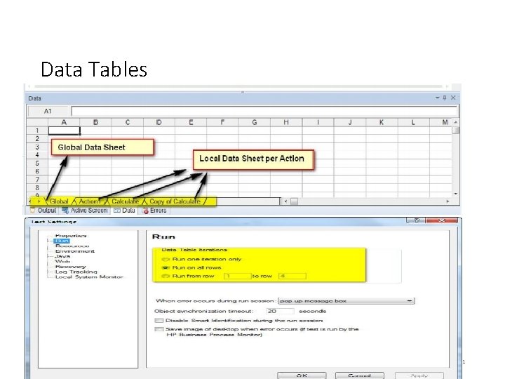 Data Tables 11/5/2020 MANUAL TESTING 71 