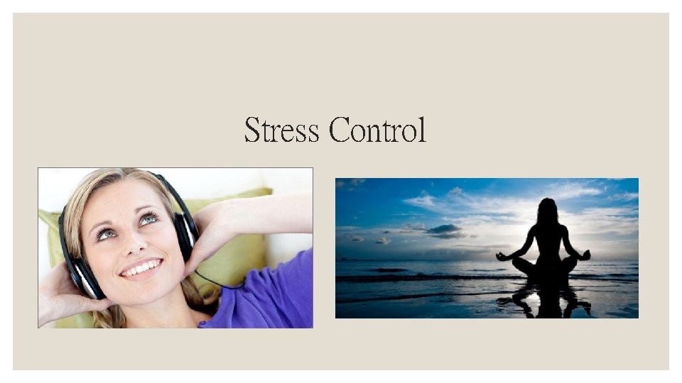 Stress Control 