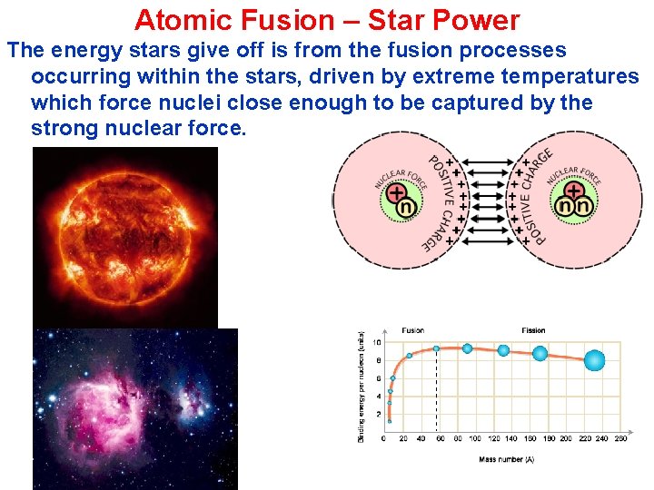 Atomic Fusion – Star Power The energy stars give off is from the fusion