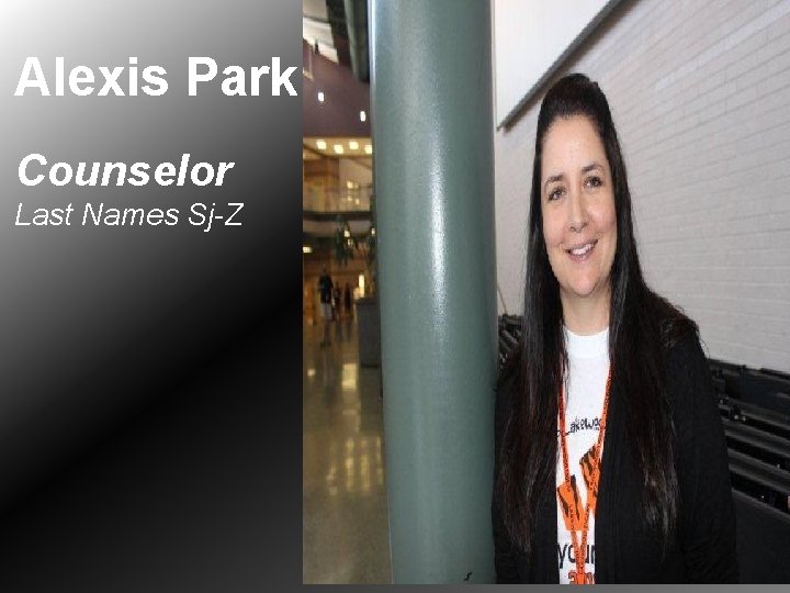 Alexis Park Counselor Last Names Sj-Z 