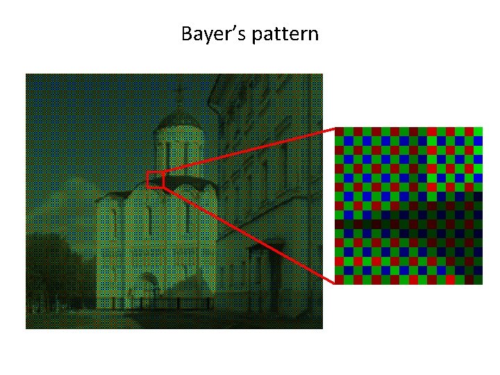 Bayer’s pattern 