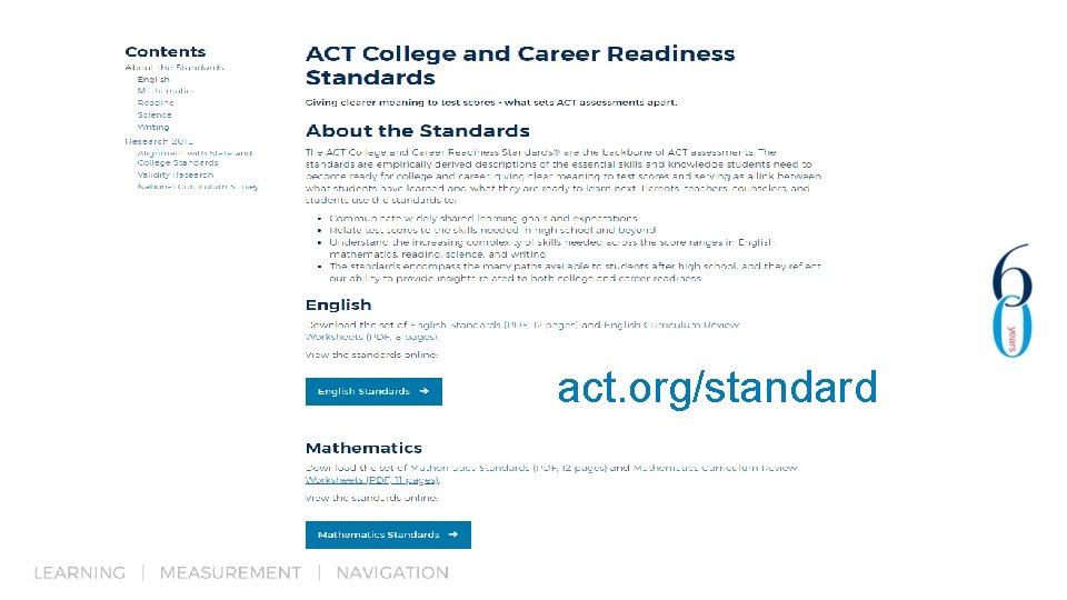 act. org/standard 