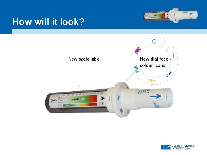 • How will it look? New scale label New dial face – colour • How will it look? New scale label New dial face – colour