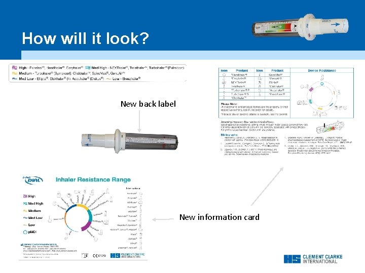 • How will it look? New back label New information card Put your • How will it look? New back label New information card Put your