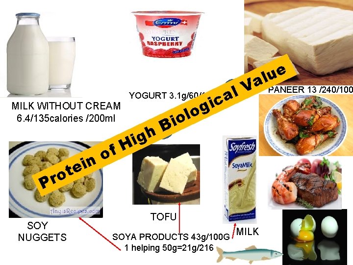 e u l a 3 V PANEER 13 /240/100 YOGURT 3. 1 g/60/100 g