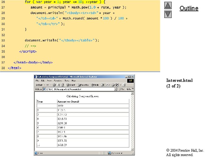 Outline Interest. html (2 of 2) 2004 Prentice Hall, Inc. All rights reserved. Outline Interest. html (2 of 2) 2004 Prentice Hall, Inc. All rights reserved.