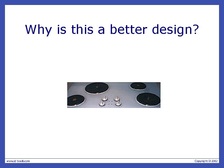 Why is this a better design? Why is this a better design?