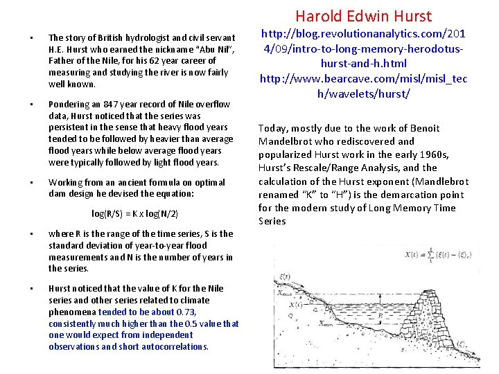 Harold Edwin Hurst • The story of British hydrologist and civil servant H. E.