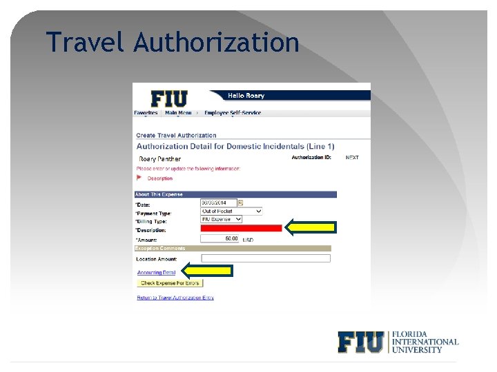 Travel Authorization 