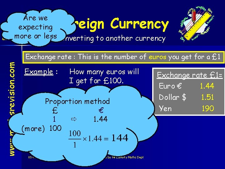 Are we expecting or less. Converting to another currency Levelmore 2 Foreign Currency www.