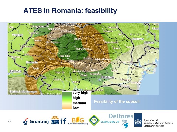 ATES in Romania: feasibility Feasibility of the subsoil 13 