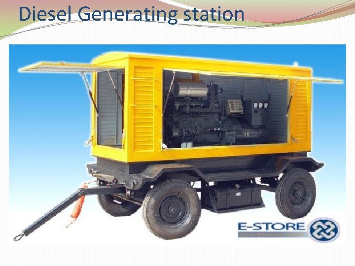 Diesel Generating station 
