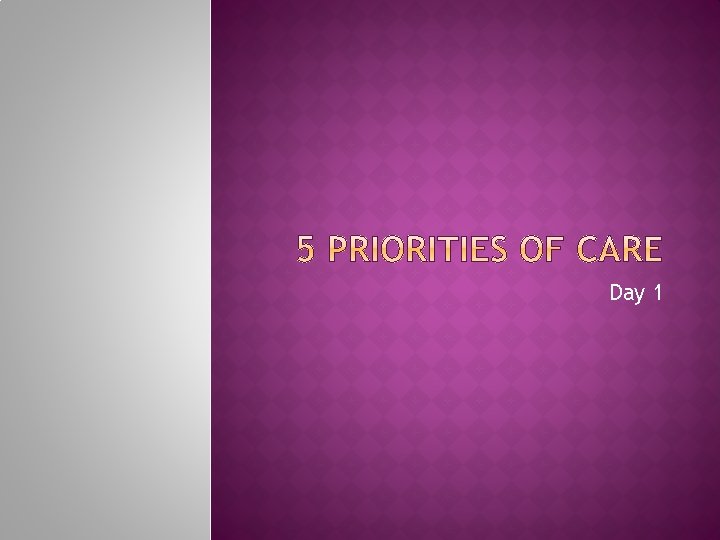 Day 1 Housekeeping Introductions Ground rules Factors which