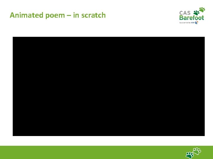 Animated poem – in scratch 