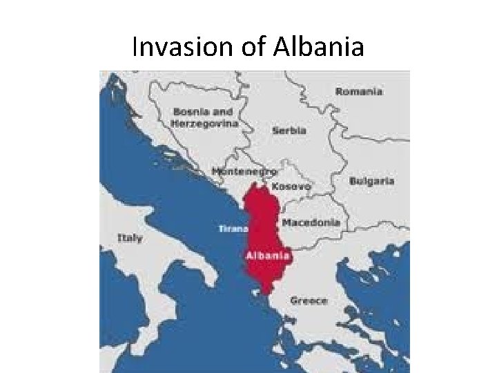 Invasion of Albania 