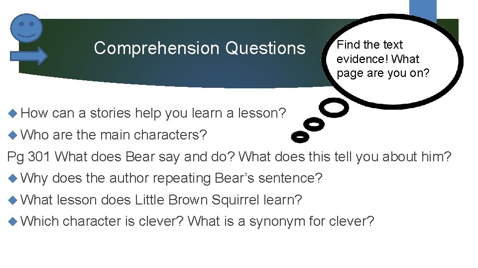 Comprehension Questions How can a stories help you learn a lesson? Who are the Comprehension Questions How can a stories help you learn a lesson? Who are the