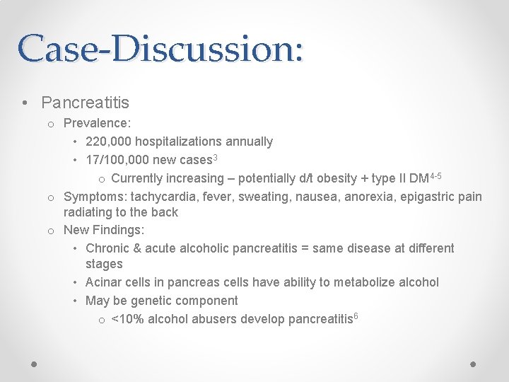 Nutritional Management of Acute Pancreatitis in Patient with