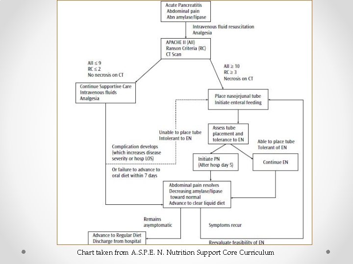 Nutritional Management of Acute Pancreatitis in Patient with