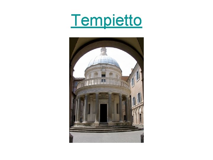 Tempietto 