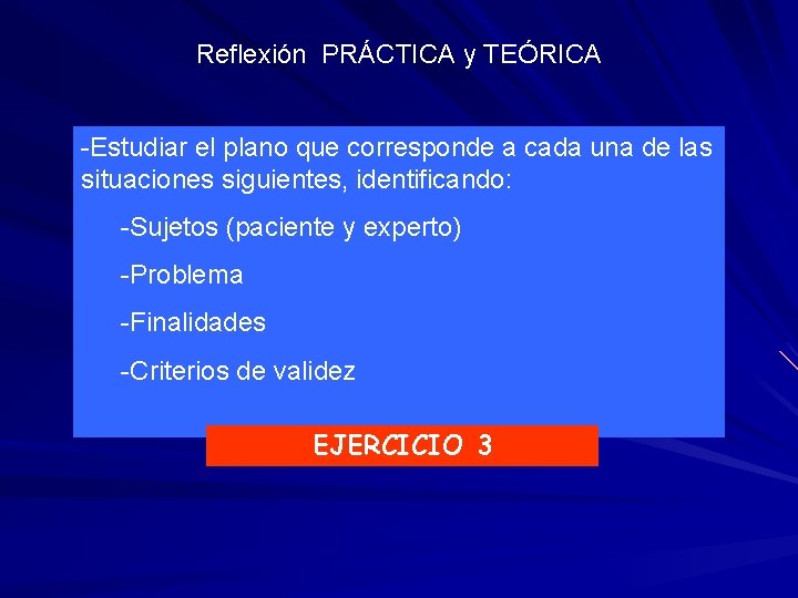 Reflexión PRÁCTICA y TEÓRICA -Estudiar el plano que corresponde a cada una de las Reflexión PRÁCTICA y TEÓRICA -Estudiar el plano que corresponde a cada una de las