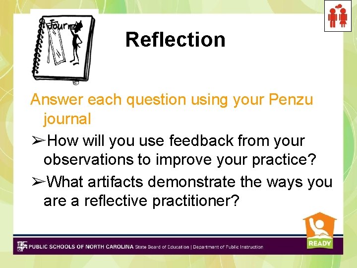 Reflection Answer each question using your Penzu journal ➢How will you use feedback from Reflection Answer each question using your Penzu journal ➢How will you use feedback from