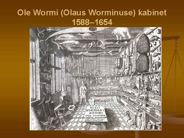 Ole Wormi (Olaus Worminuse) kabinet 1588– 1654 