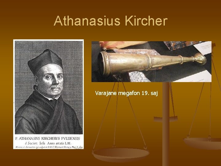 Athanasius Kircher Varajane megafon 19. saj Athanasius Kircher Varajane megafon 19. saj
