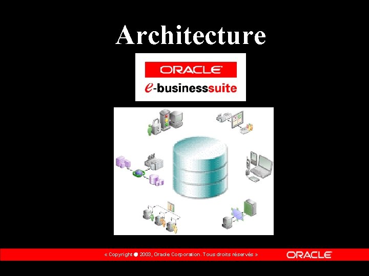 Architecture « Copyright 2003, Oracle Corporation. Tous droits réservés » 