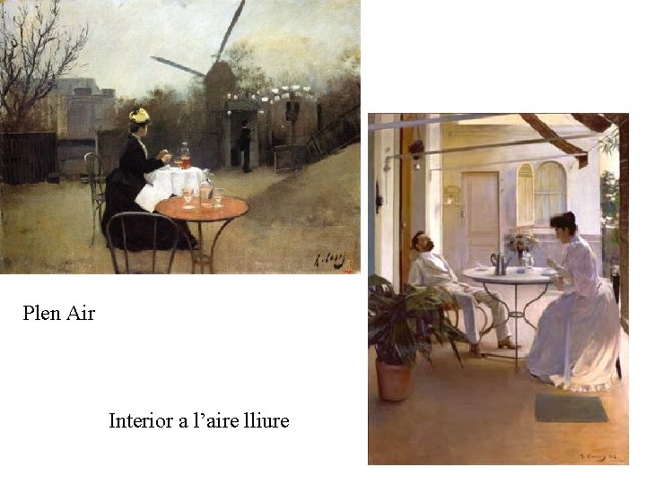 Plen Air Interior a l’aire lliure 