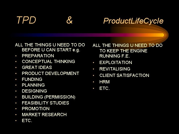 TPD & ALL THE THINGS U NEED TO DO BEFORE U CAN START e.