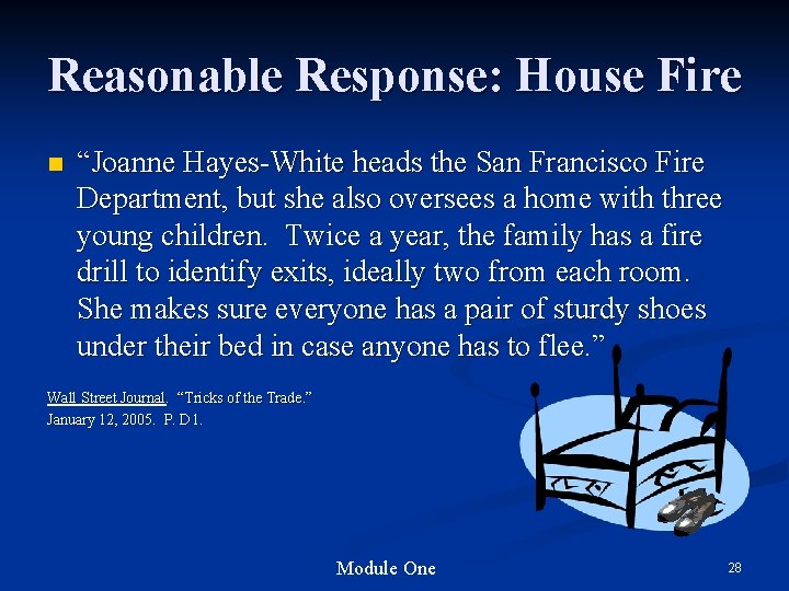 Reasonable Response: House Fire n “Joanne Hayes-White heads the San Francisco Fire Department, but