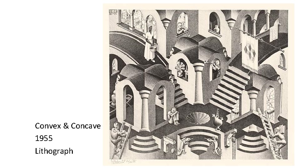 Convex & Concave 1955 Lithograph 