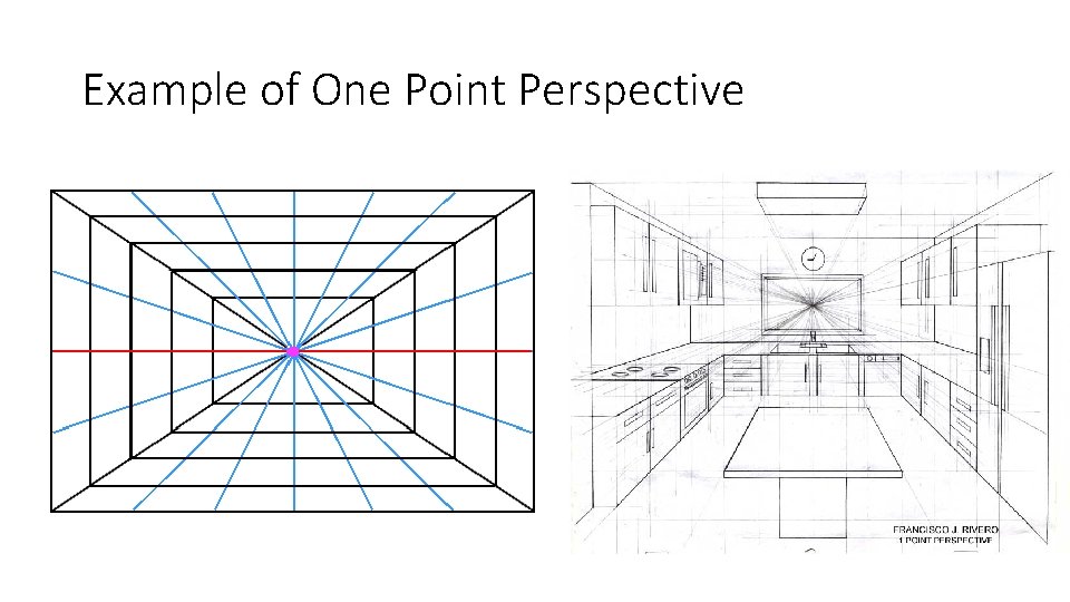 Example of One Point Perspective 