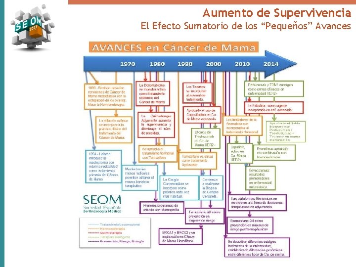 Aumento de Supervivencia El Efecto Sumatorio de los “Pequeños” Avances 