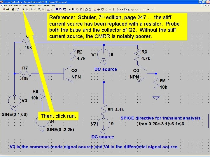 40 Reference: Schuler, 7 th edition, page 247 … the stiff current source has