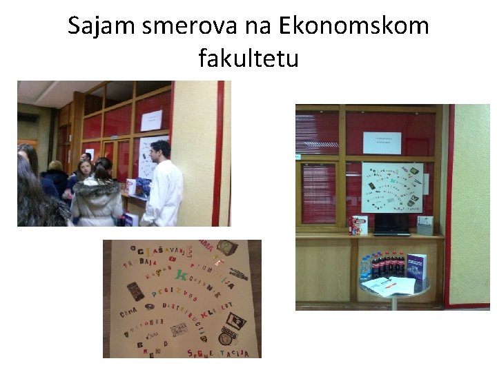 Sajam smerova na Ekonomskom fakultetu 