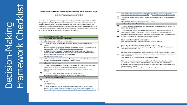 23 Decision-Making Framework Checklist 