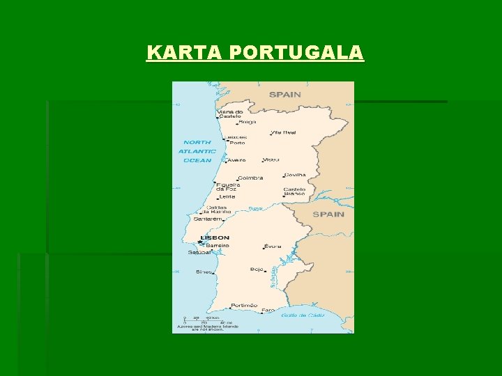 KARTA PORTUGALA 