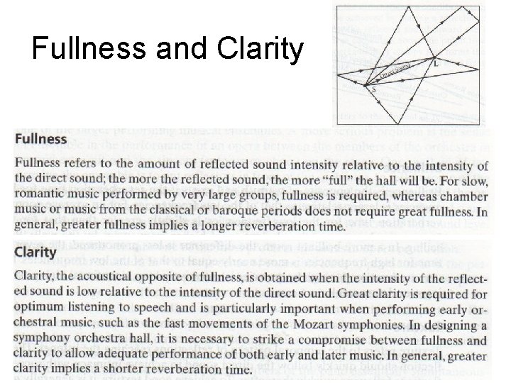 Fullness and Clarity 