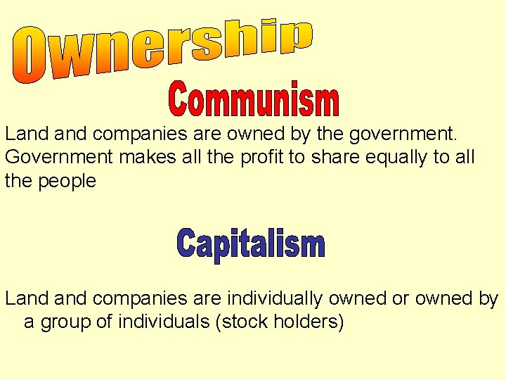 Land companies are owned by the government. Government makes all the profit to share