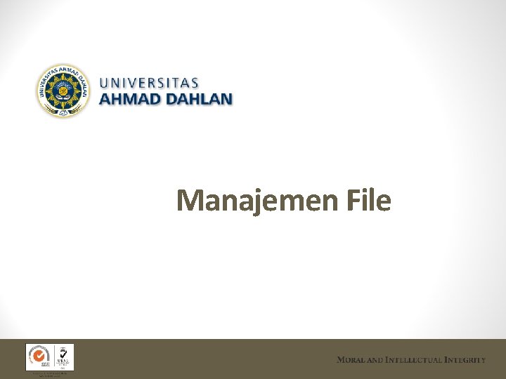 Manajemen File 