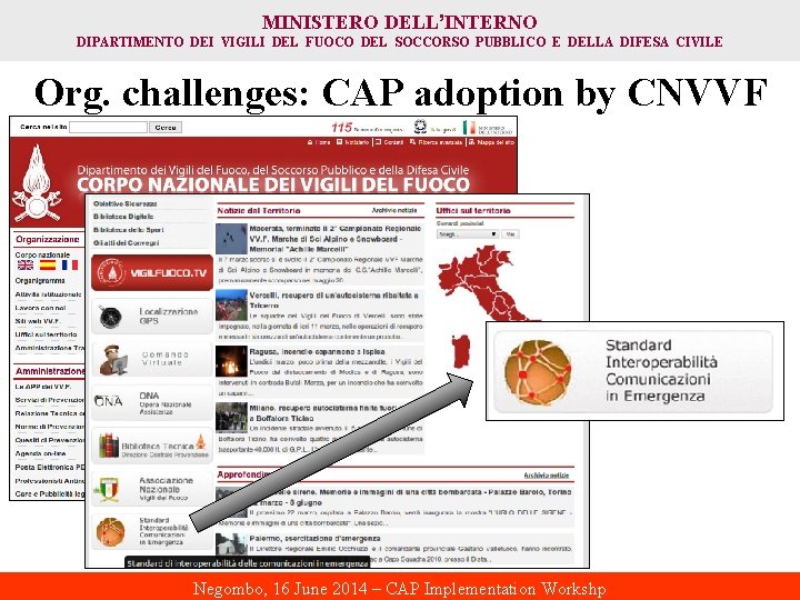 MINISTERO DELL’INTERNO DIPARTIMENTO DEI VIGILI DEL FUOCO DEL SOCCORSO PUBBLICO E DELLA DIFESA CIVILE